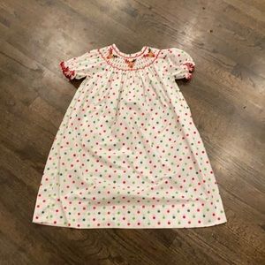 Reindeer smocked Christmas dress!! Size 5/6